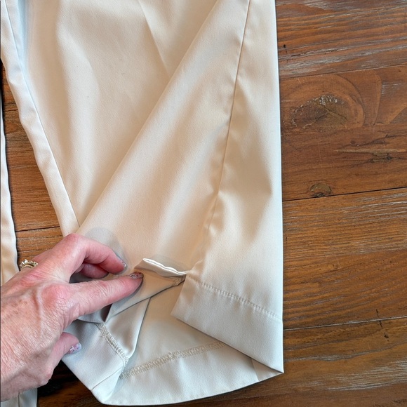 NIKE GOLF Tour Performance Dry-Fit Beige Cropped Pants Women’s Size 14 - Picture 8 of 16